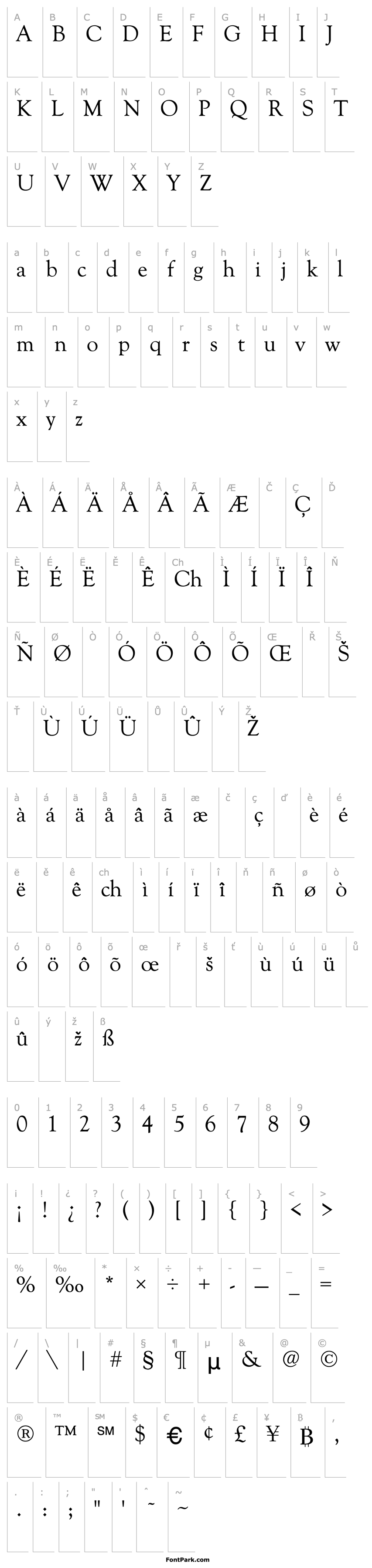 Overview Goudy-Normal