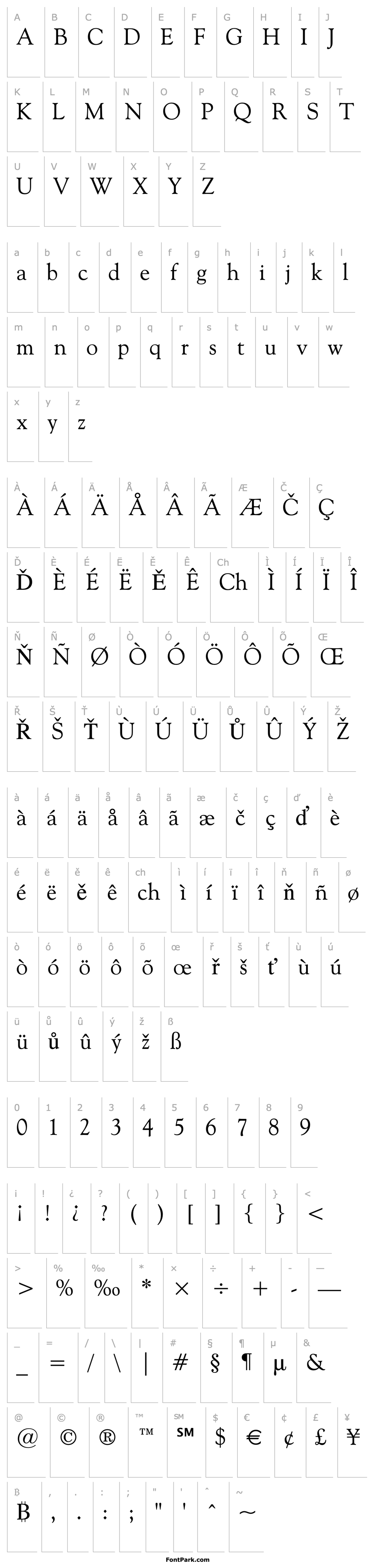 Overview Goudy Old Style BT