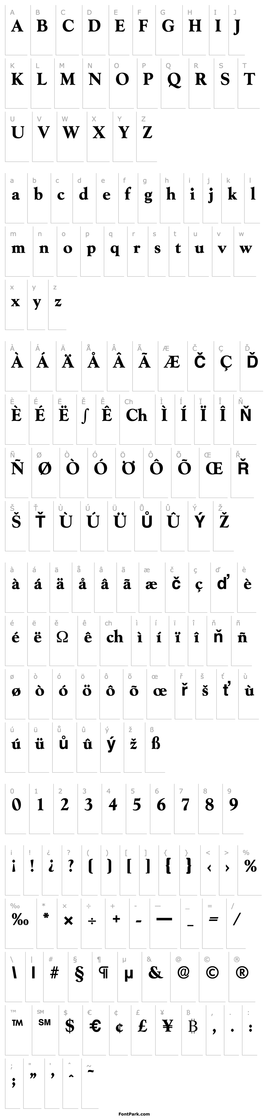 Overview Goudy-Serial-ExtraBold-Regular