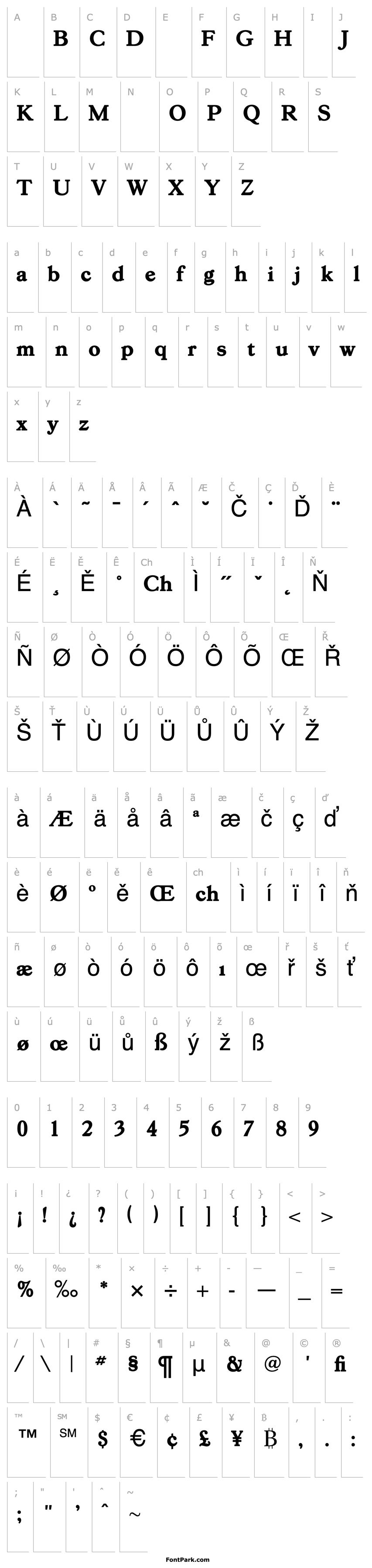 Overview GoudY38ExtraBold