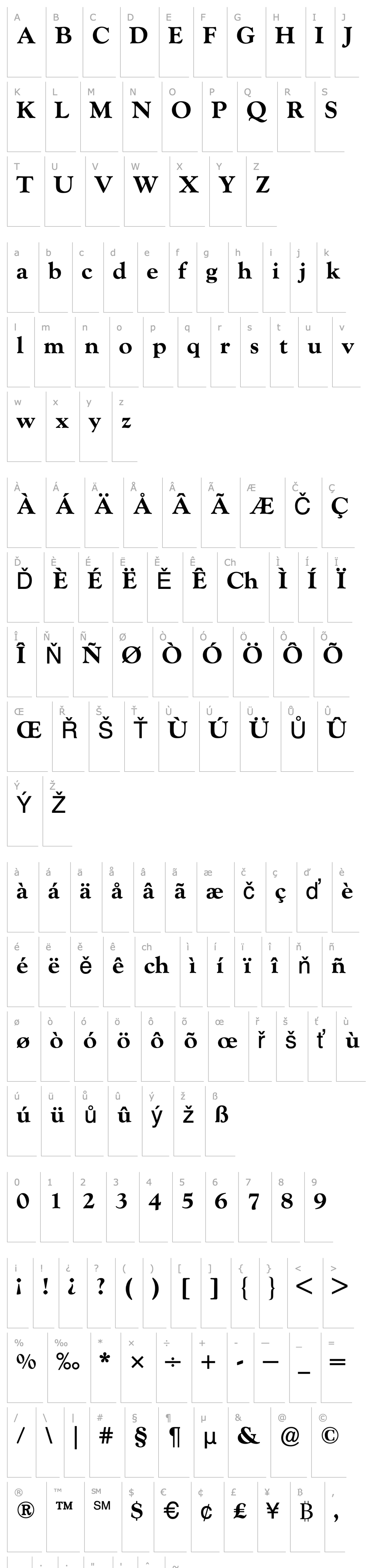 Overview GoudyBQ-ExtraBold