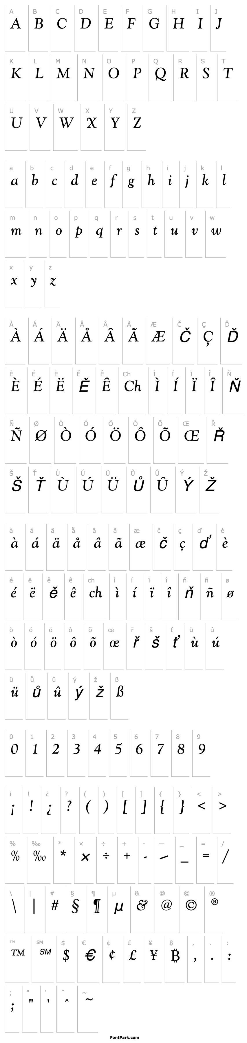 Overview GoudyCatalogueEF-Italic