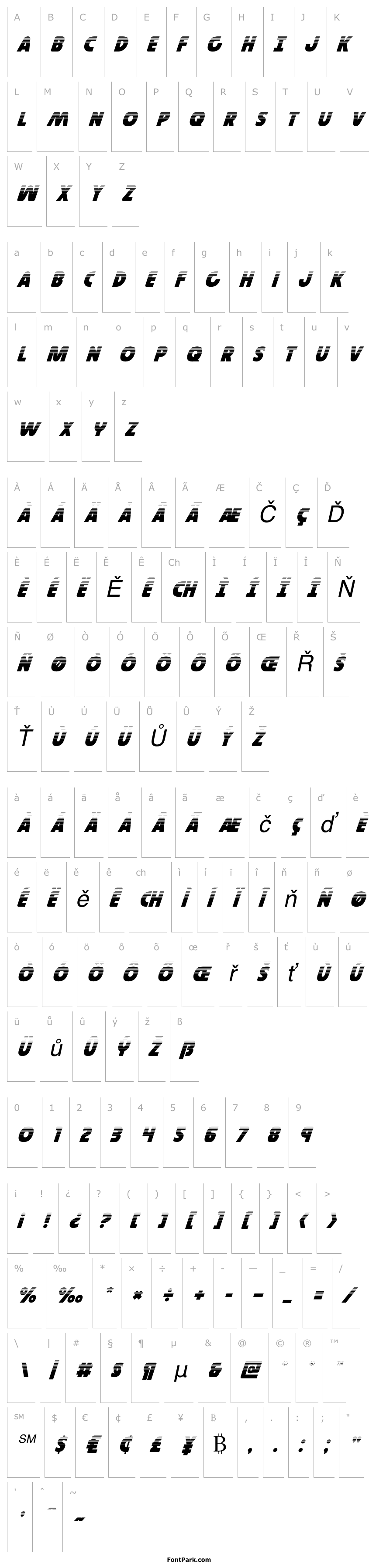 Přehled Governor Halftone Italic