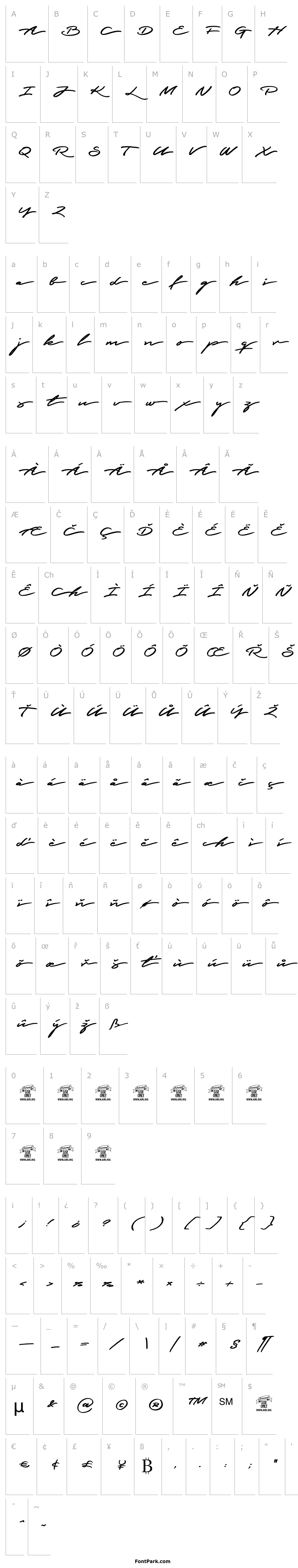 Overview Graced Script PERSONAL USE