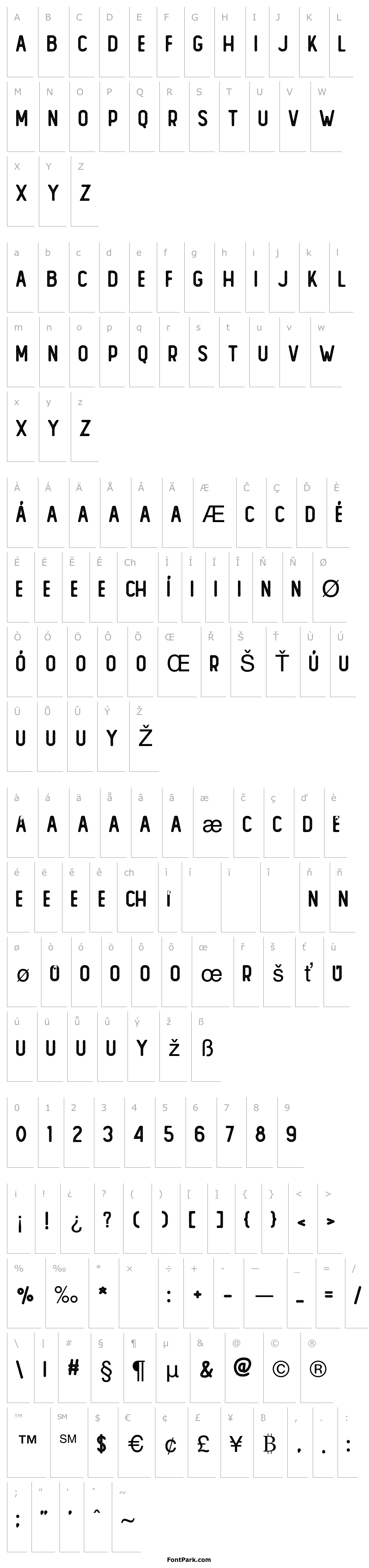 Overview GRAHM Sans Rough
