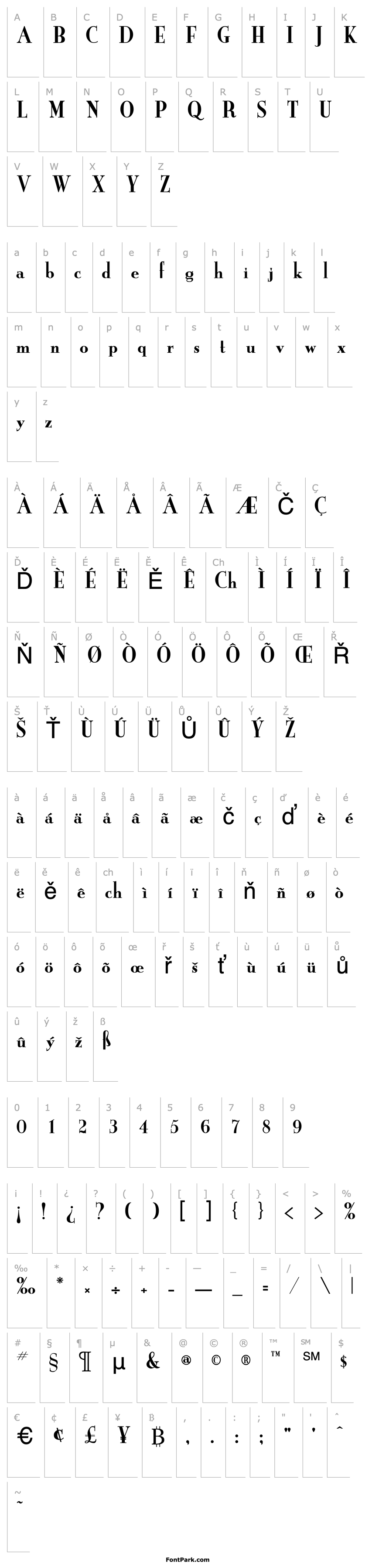 Přehled GrailNewCondensed Regular