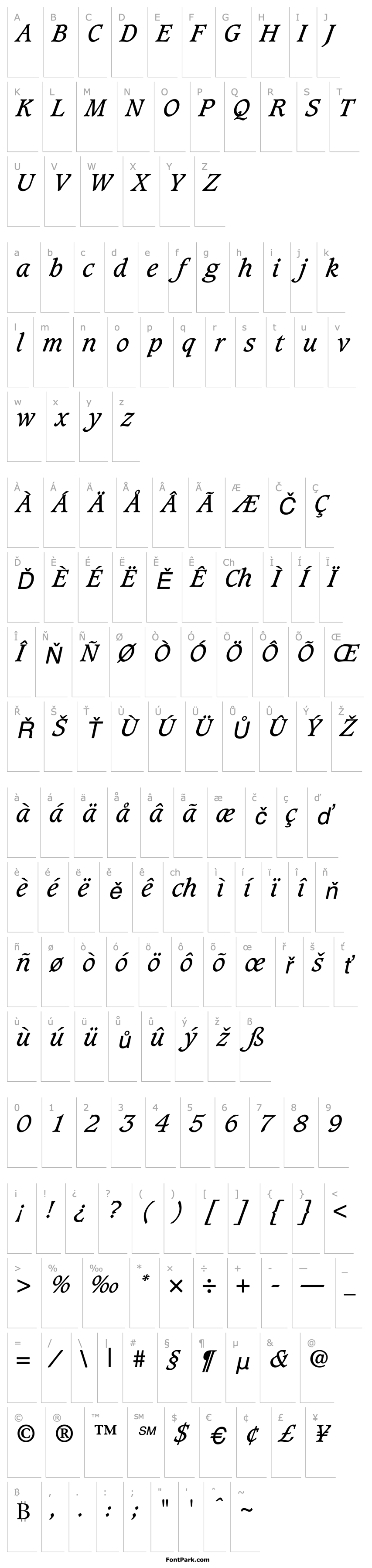 Overview Grammateus SSi Italic