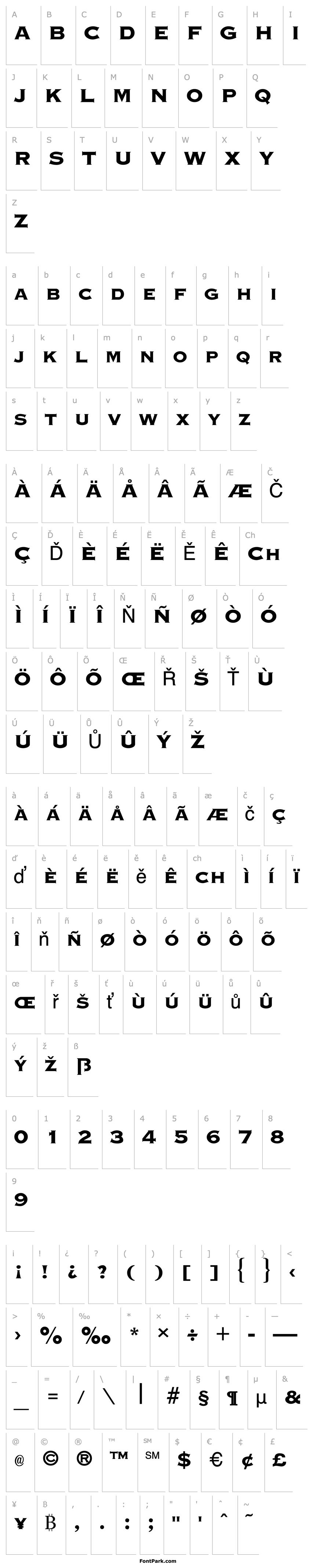 Overview GraverplateExtrabold Regular