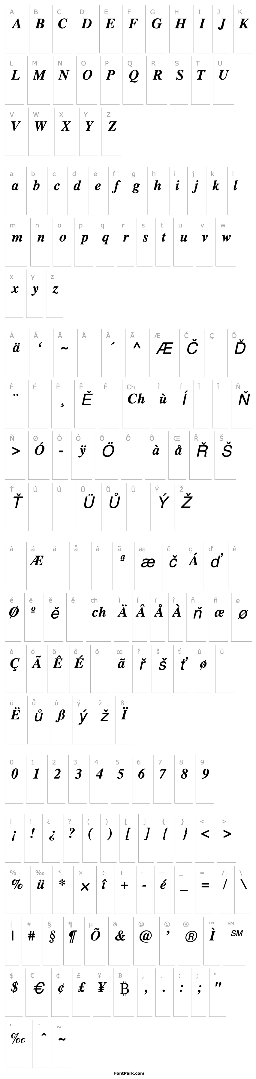 Overview GrecoDemiSSK Italic