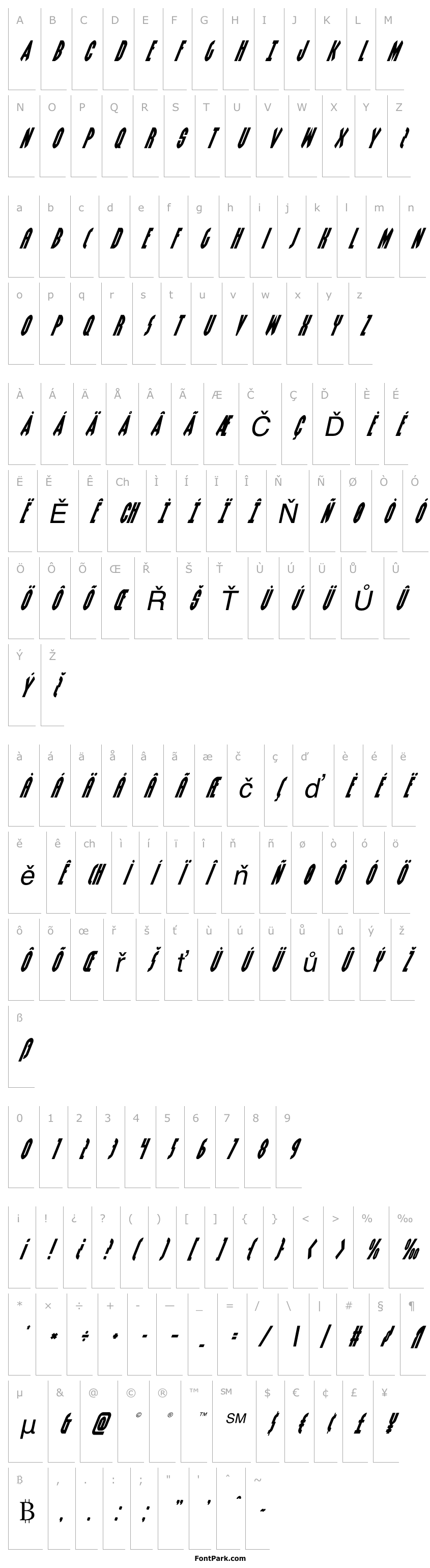 Přehled Grendel's Mother Super-Italic