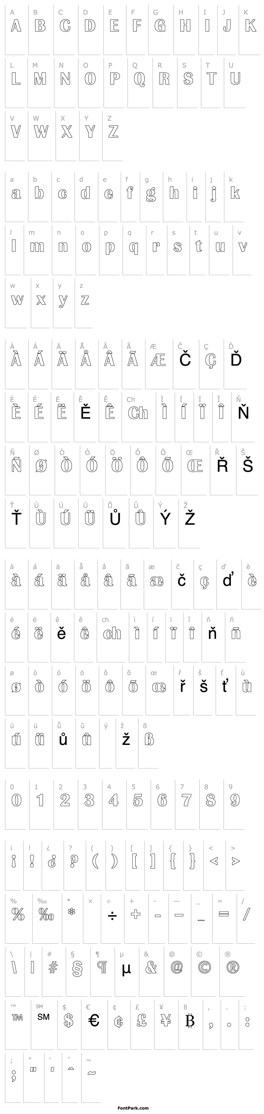 Overview GrenobleOutline Regular