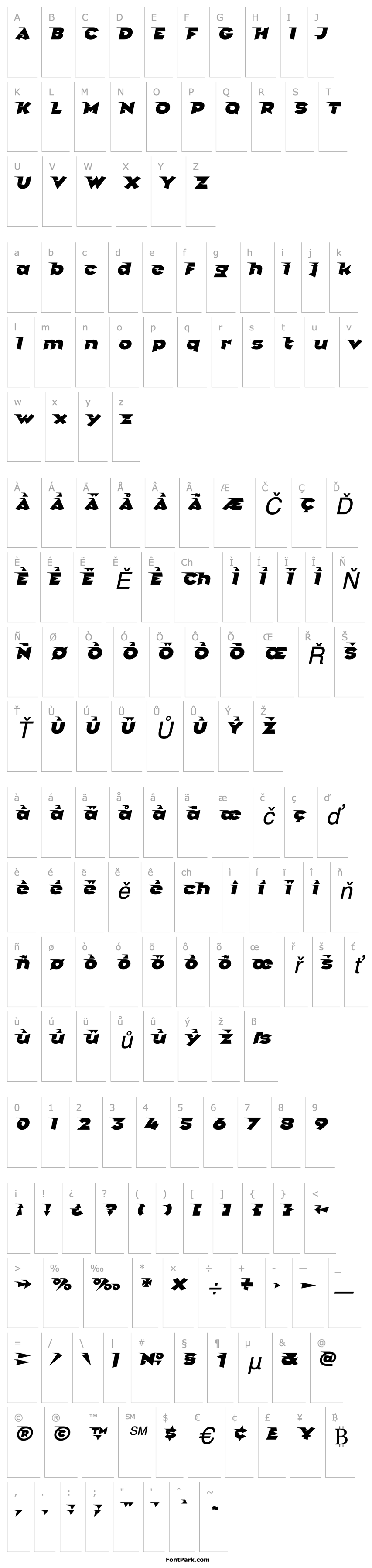 Overview Griffin-Italic