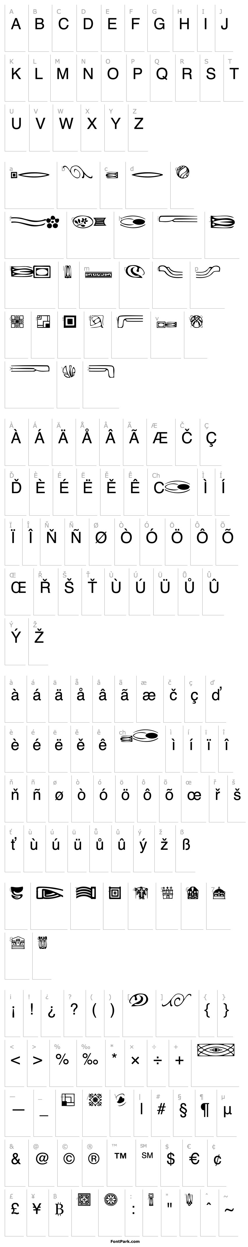 Overview Griffin One Dingbats