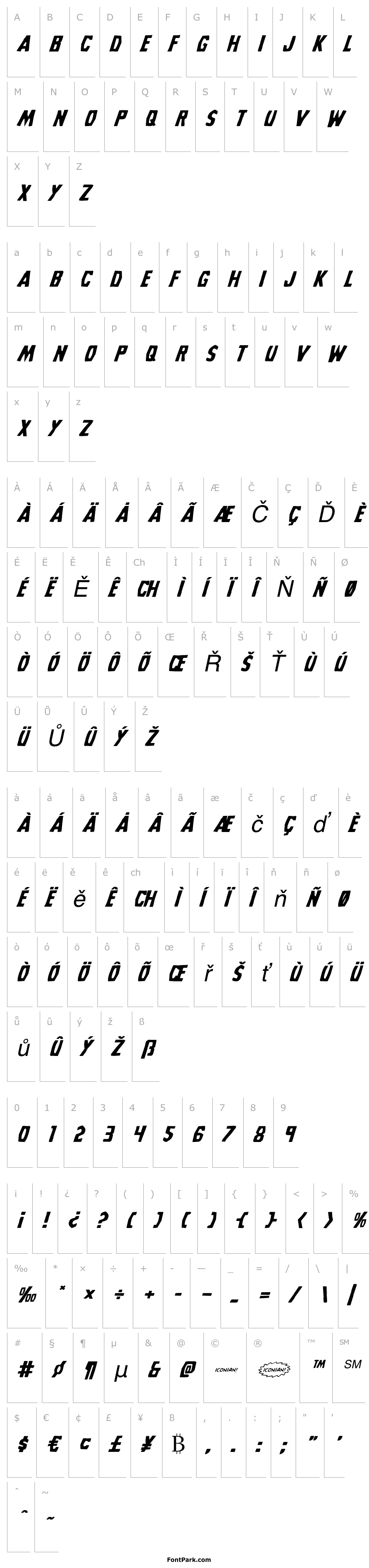 Overview Grim Ghost Expanded Italic