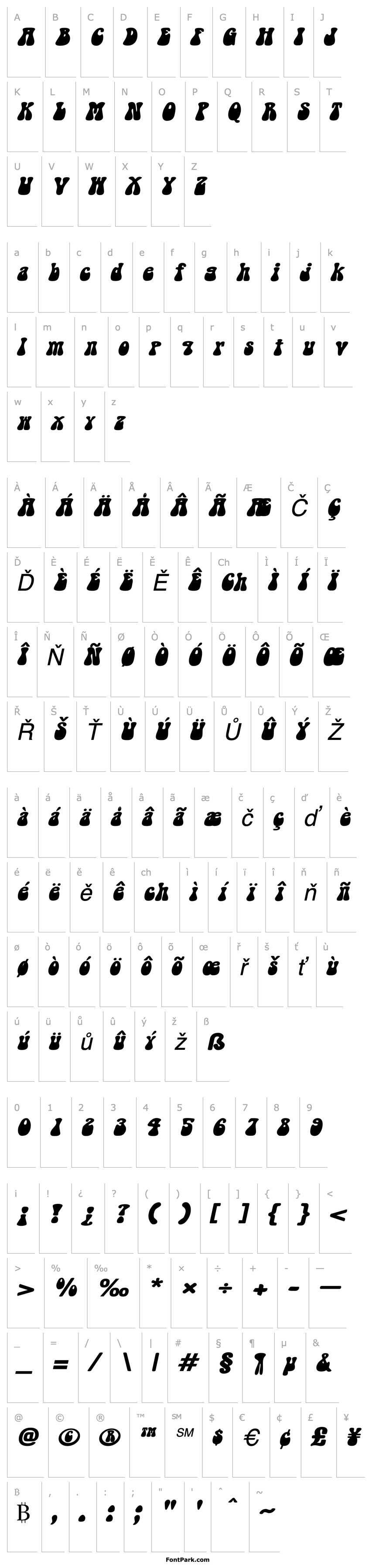 Overview Groovy-Extended Italic