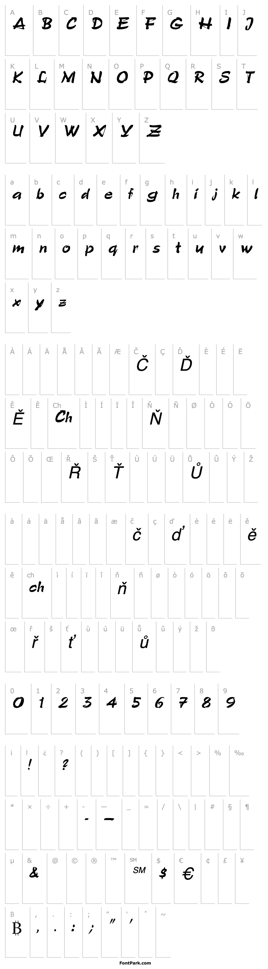 Overview GrunionScript Italic