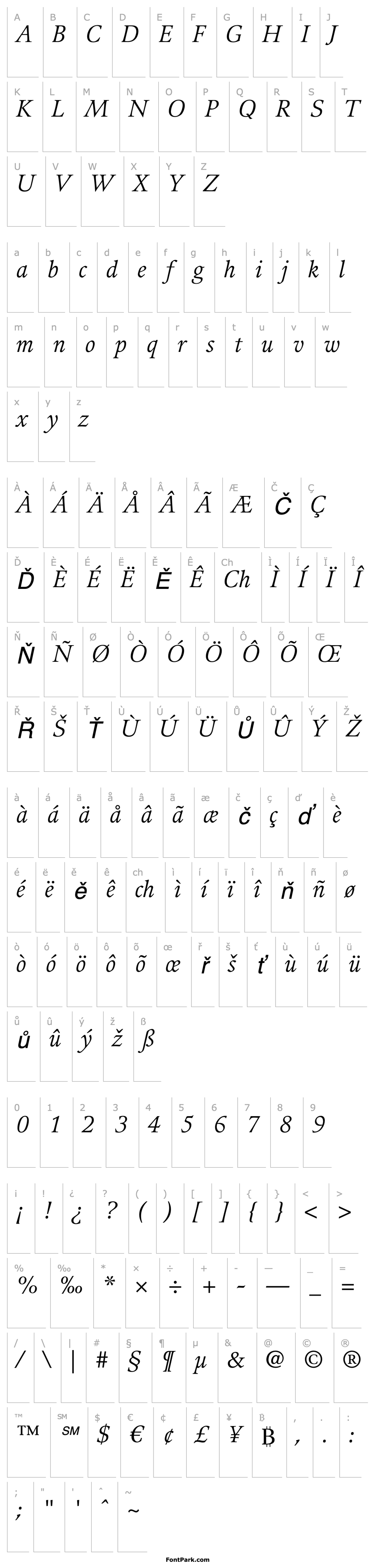 Overview GuardiLTStd-Italic