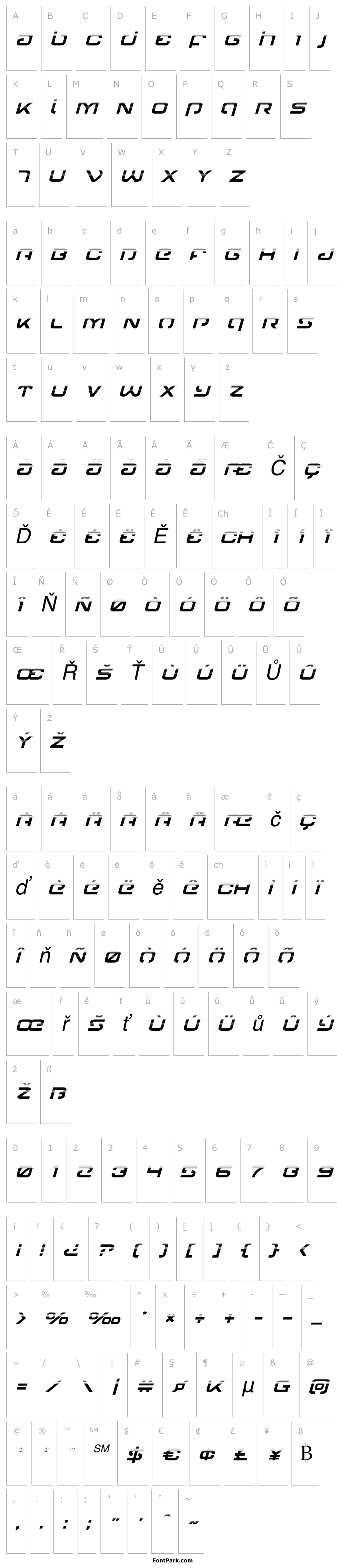 Overview Gunrunner Halftone Italic