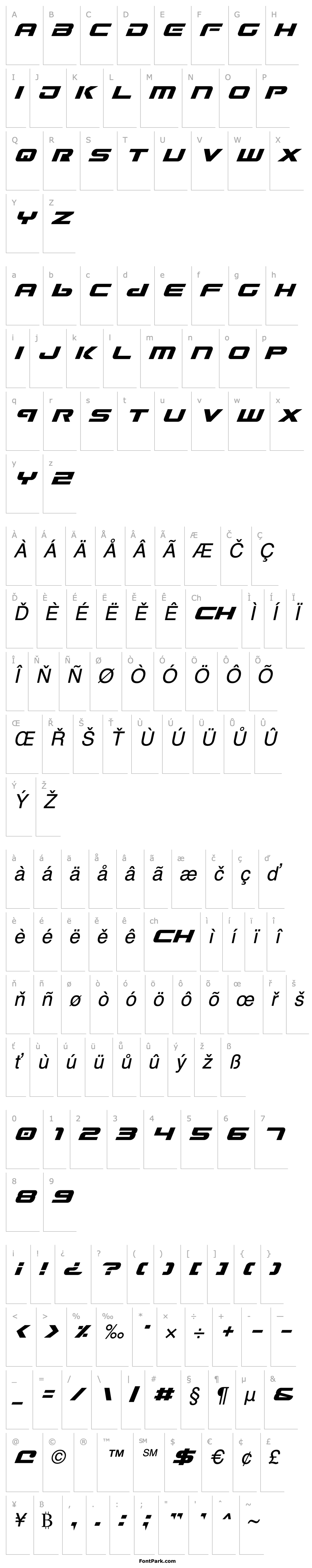 Overview Gunship Italic