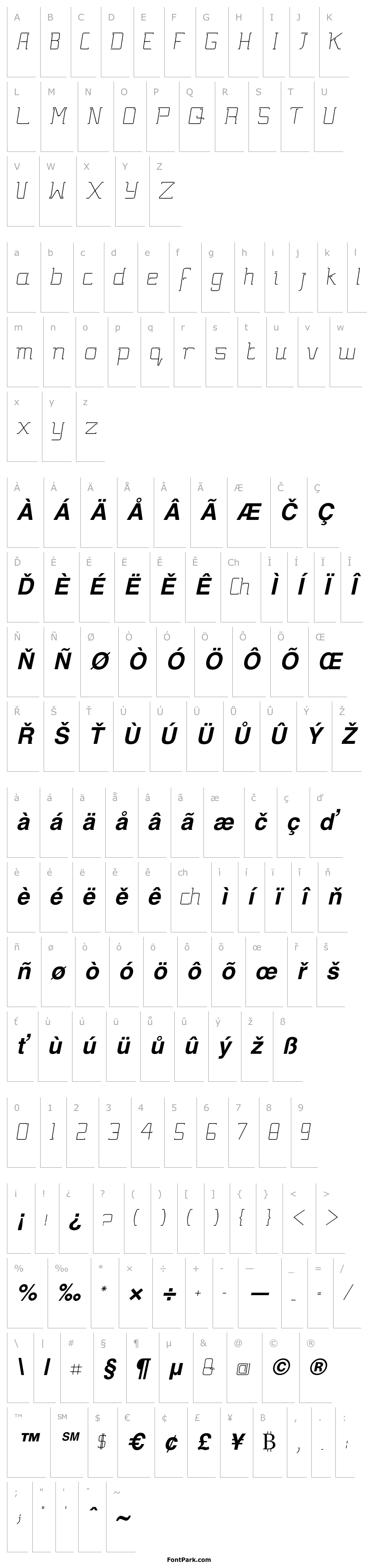 Overview Gutsy Bold Italic