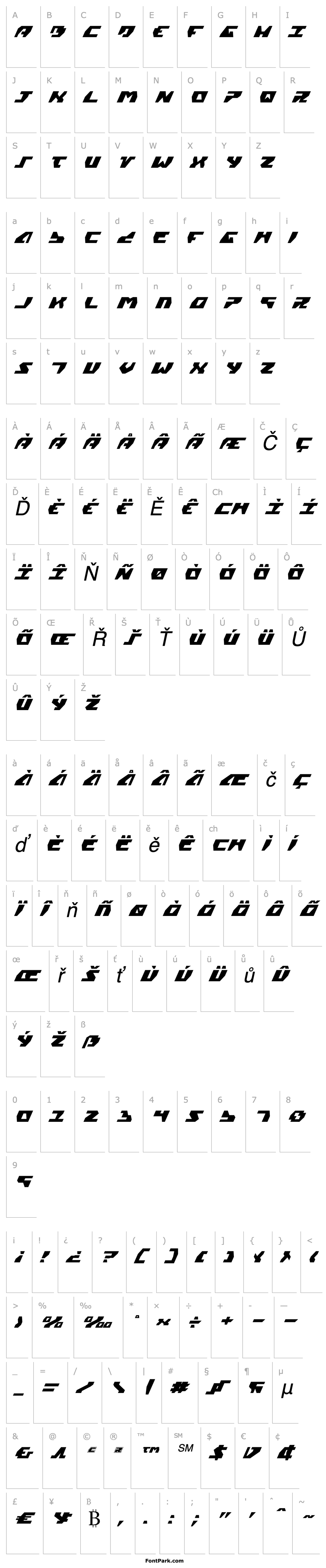 Overview Gyrfalcon Italic