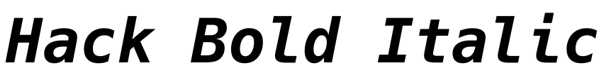 Preview Hack Bold Italic