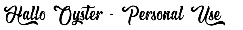 Preview Hallo Oyster - Personal Use