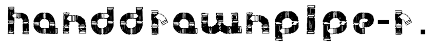 Preview HanddrawnPipe-Regular