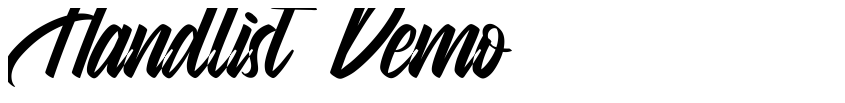 Font Handlist Demo by Widiyanti & Sarah Suci P