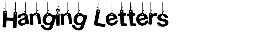 Preview Hanging Letters
