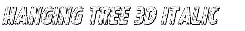 Preview Hanging Tree 3D Italic