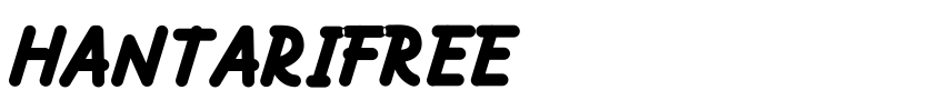 Font HantariFREE by Inspiratype