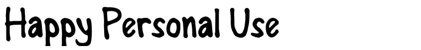 Preview Happy Personal Use