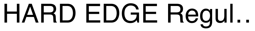 Preview HARD EDGE Regular