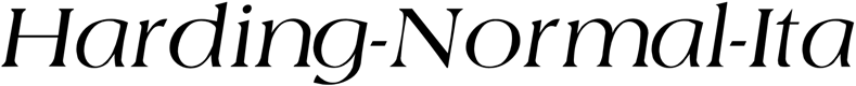 Preview Harding-Normal-Italic