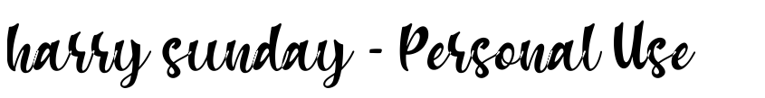 Preview harry sunday - Personal Use