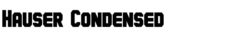 Preview Hauser Condensed