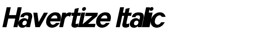 Preview Havertize Italic