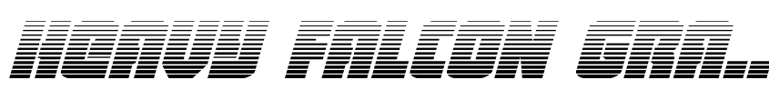 Preview Heavy Falcon Gradient Italic