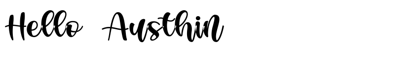 Preview Hello Austhin