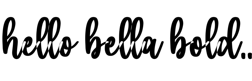 Preview hello bella bold Bold