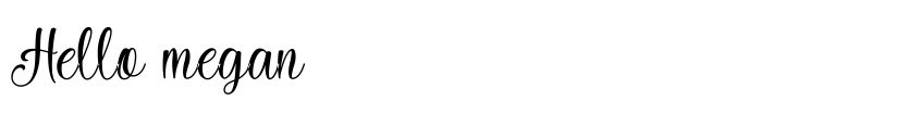 Preview Hello megan