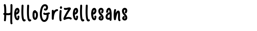 Preview HelloGrizellesans