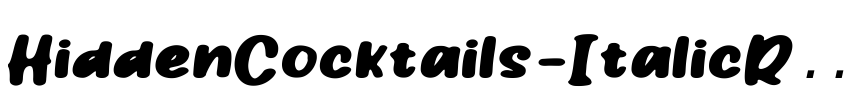 Preview HiddenCocktails-ItalicRough