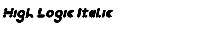 Preview High Logic Italic