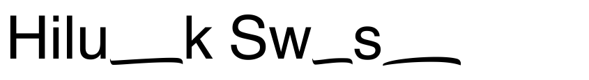 Preview Hiluck Swash