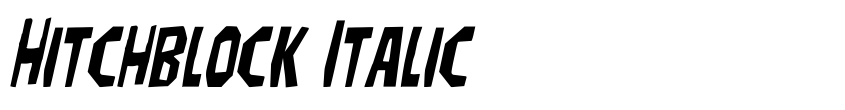Preview Hitchblock Italic