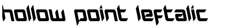 Preview Hollow Point Leftalic