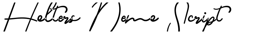 Preview Holters Demo Script
