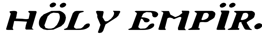 Preview Holy Empire Expanded Italic